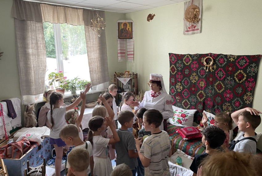 Воспитанники детских лагерей знакомились с белорусской культурой