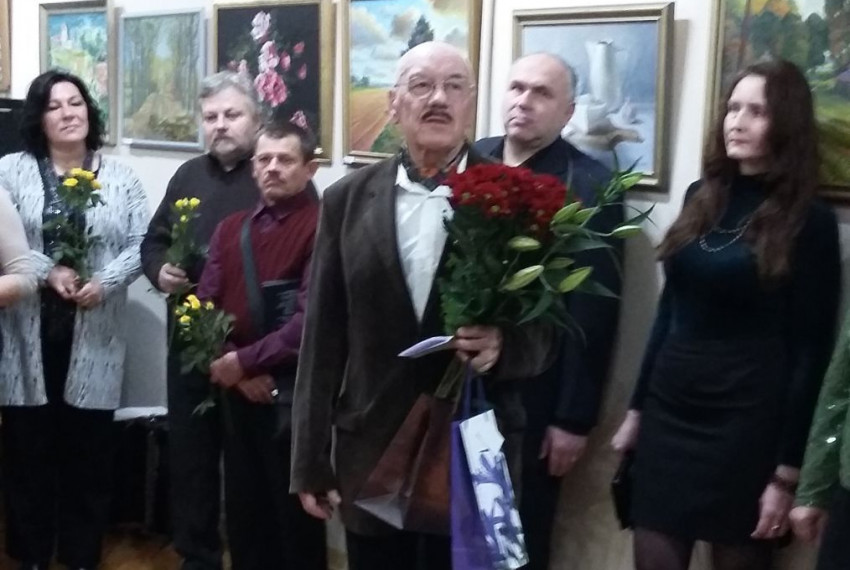 Адкрылася юбілейная выстава беларускіх мастакоў «Маю гонар»