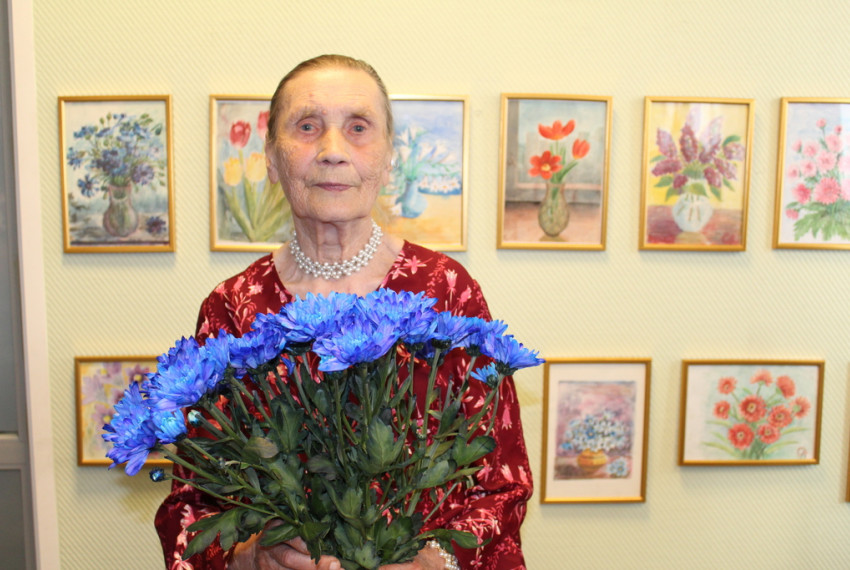 Настасся Сазанкова павіншавала Даўгаўпілс у вершах