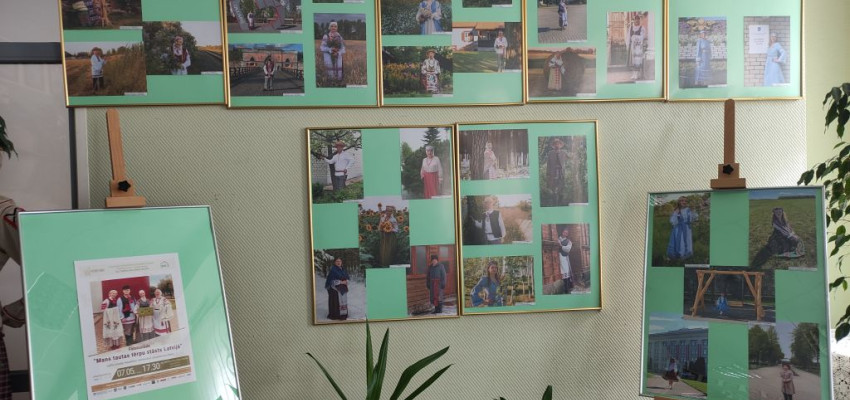Atklāta baltkrievu tautastērpu fotogrāfiju izstāde